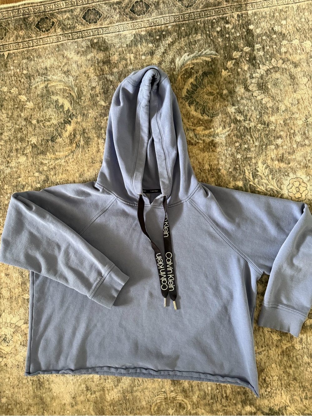 Calvin Klein Women’s Lavender Hooded Sweatshirt